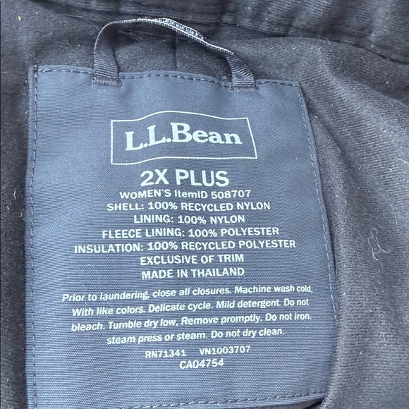 L.L. Bean Women’s Insulated Snow Pants – Black 2X Plus - Picture 5 of 7